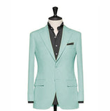 "The Clover" Solid Teal Blazer