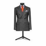 "The Hamilton"Gray Double Breasted Suit