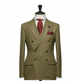"The Hamilton" Green Double Breasted Suit