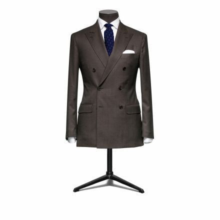 Hamilton Wool  Coat Sサイズ SILK LINEN 3BUTTONS DIAGONAL PADDED LONG JACKET – THE SHOP