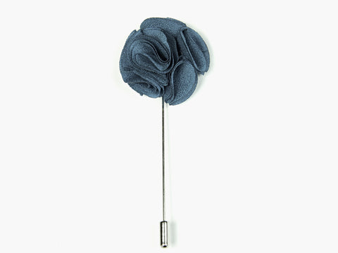 "The Gesture" Teal Floral Lapel Pin