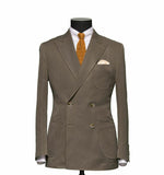 "The Hamilton" Taupe Double Breasted Suit