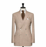 "The Hamilton" Beige Double Breasted Suit